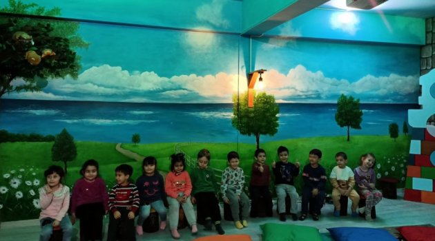 Osmangazi'de çocuklar masal atölyesinde kaynaşıyor