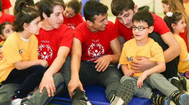 Özel eğitim gören “Minik Sporcular”ın hayatı sporla değişiyor