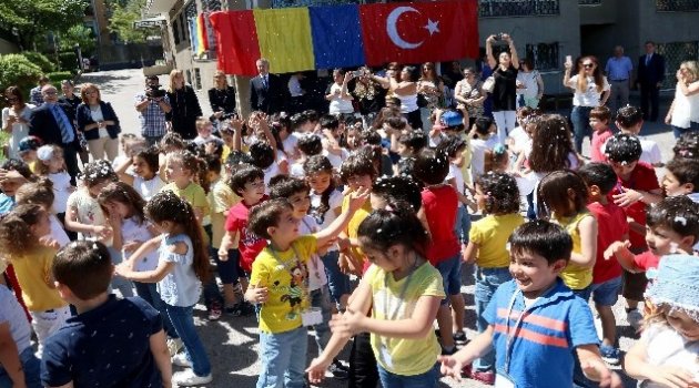 Romanya Büyükelçisi'ne Konuk Oldular