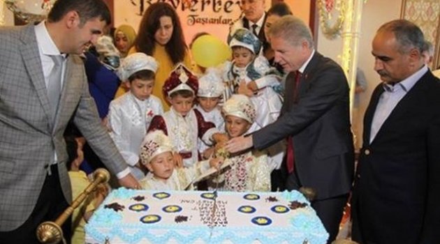 Sevgi Evleri'nde kalan çocuklar için sünnet töreni düzenlendi