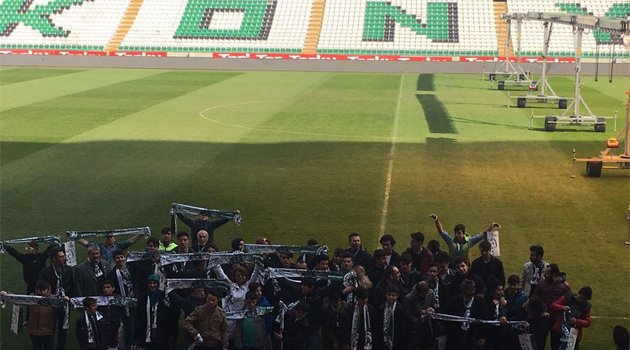 Sevgi Evlerinde Kalan Çocuklar Konya Stadını Gezdi
