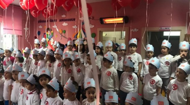 Şükran Öney Anaokulu Minikleri Cumhuriyeti Kutladı