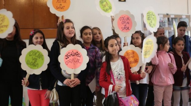 Suriyeli çocuklar hayallerindeki şehri anlatacak