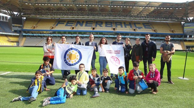 TEGV'li Çocuklar Ülker Stadı'nı Gezdi
