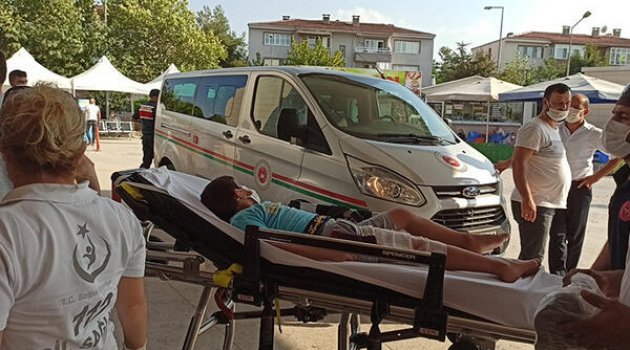 Üzerine kaynar su dökülen çocuk, yaralandı