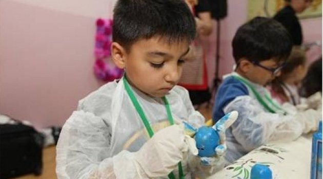 Yenimahalleli minikler kukla yapmayı öğrendi