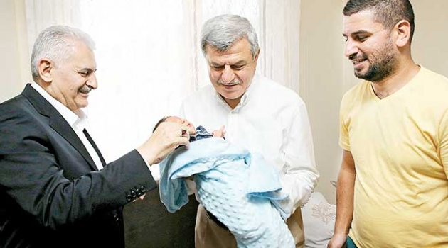 Yıldırım’dan minik Nuri’ye ziyaret