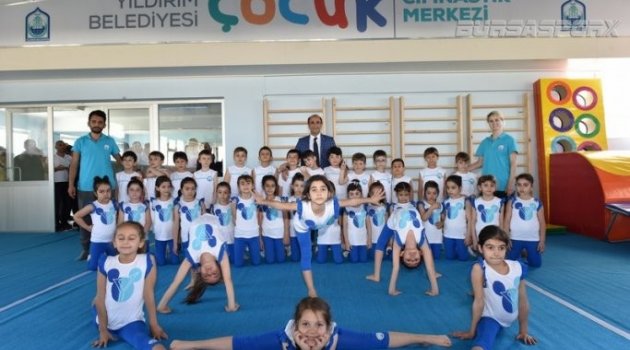 Yıldırım'da çocuklar sporla büyüyor