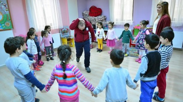 Yıldırım'da Miniklere Deprem Eğitimi
