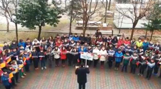 Yönderli Minikler Polis Amcalarına Sürpriz Yaptı